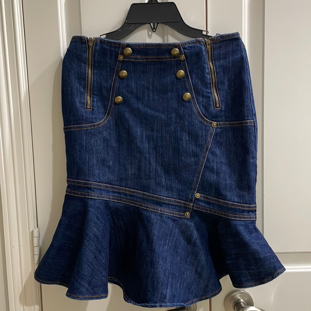 Mermaid denim skirt size 2